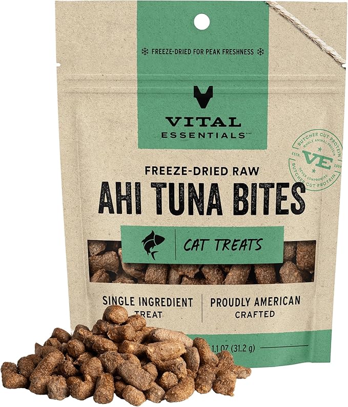 Freeze-Dried Raw Ahi Tuna Bites