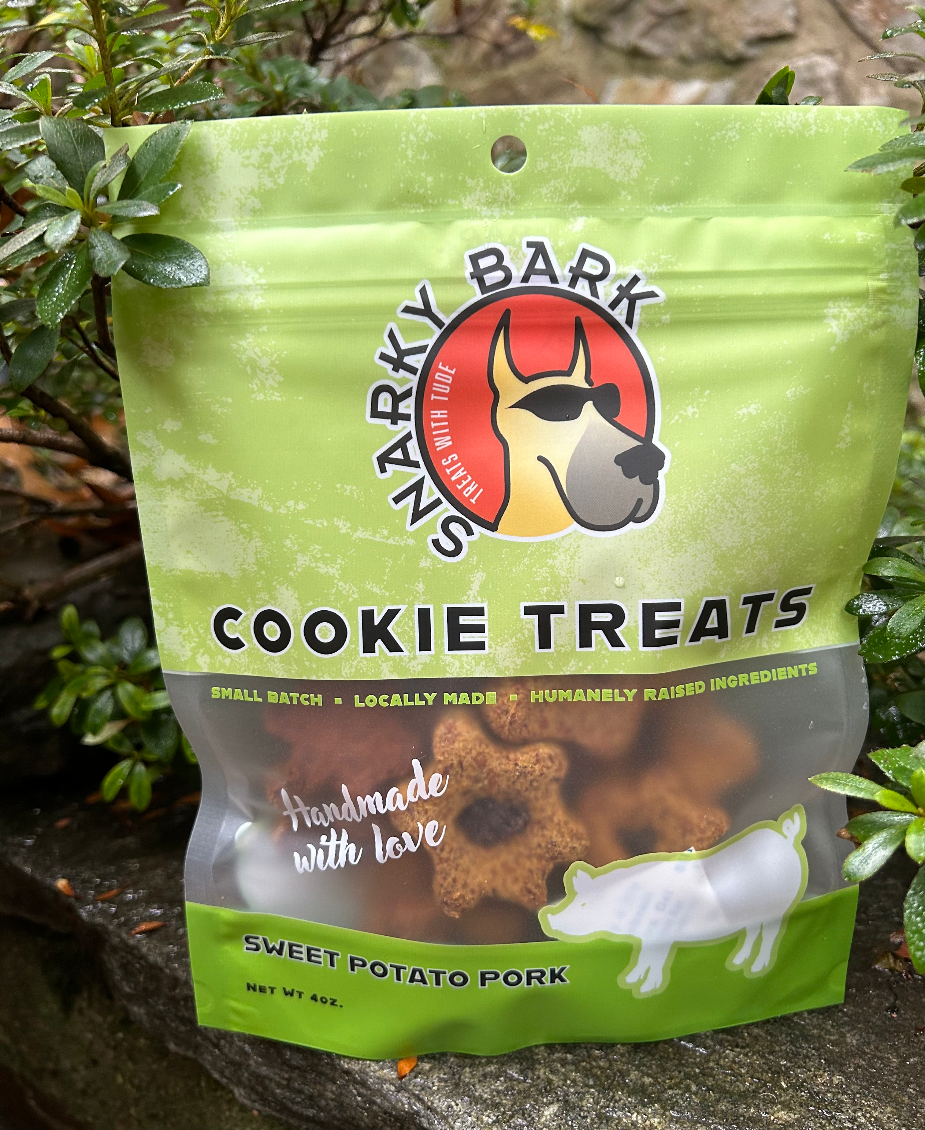 Snarky Bark Cookie & Jerky Treats Mixed Bag (QR)