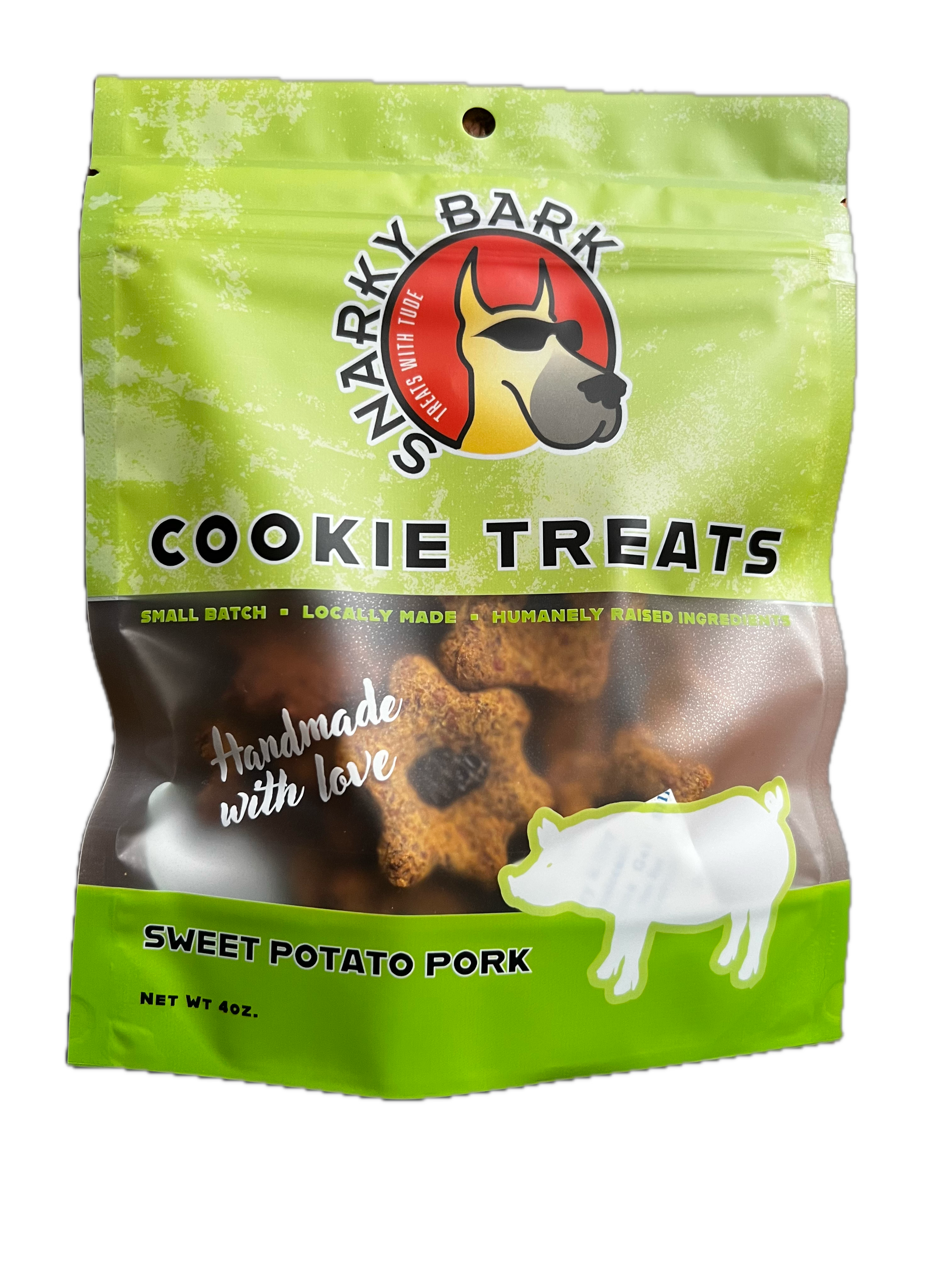 Snarky Bark Cookie & Jerky Treats Mixed Bag (QR)