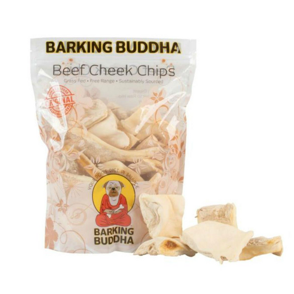 Barking Buddha Beef Cheek Chips 1 lb. Bag