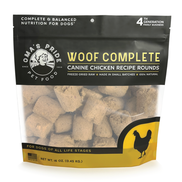 Woof Complete Canine Chicken Recipe Rounds