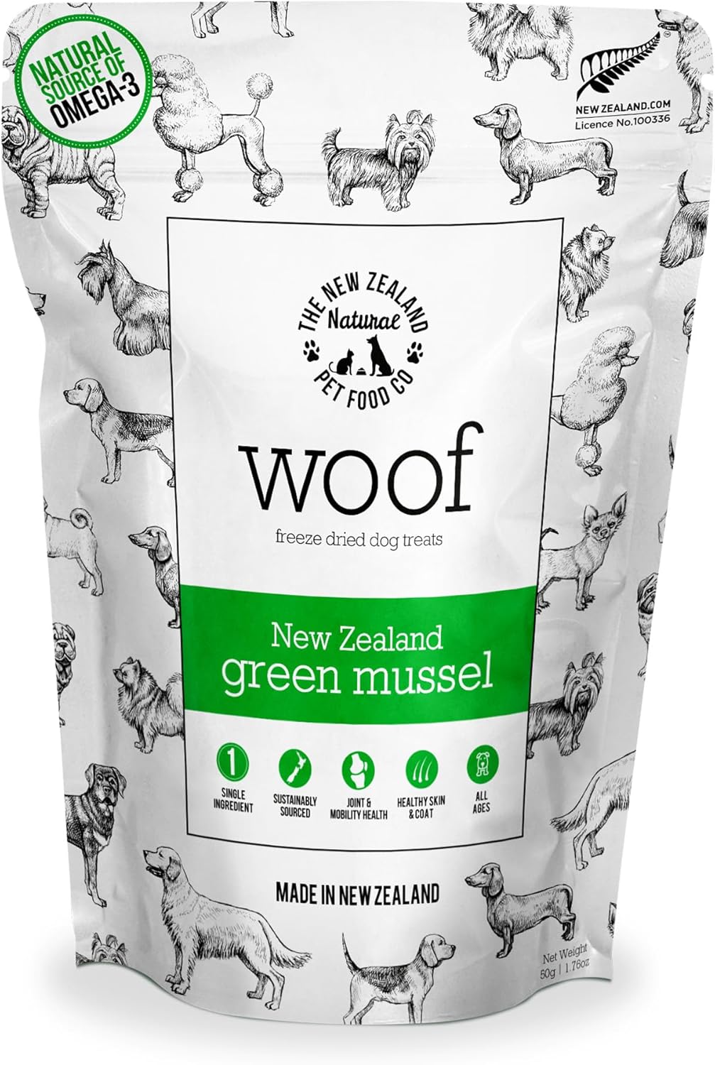 New Zealand Woof Green Mussels