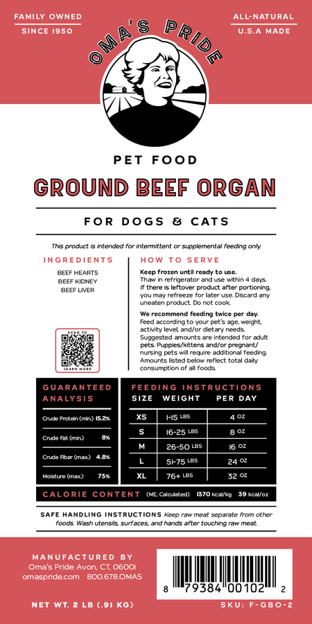 Ground Beef Organ Mix