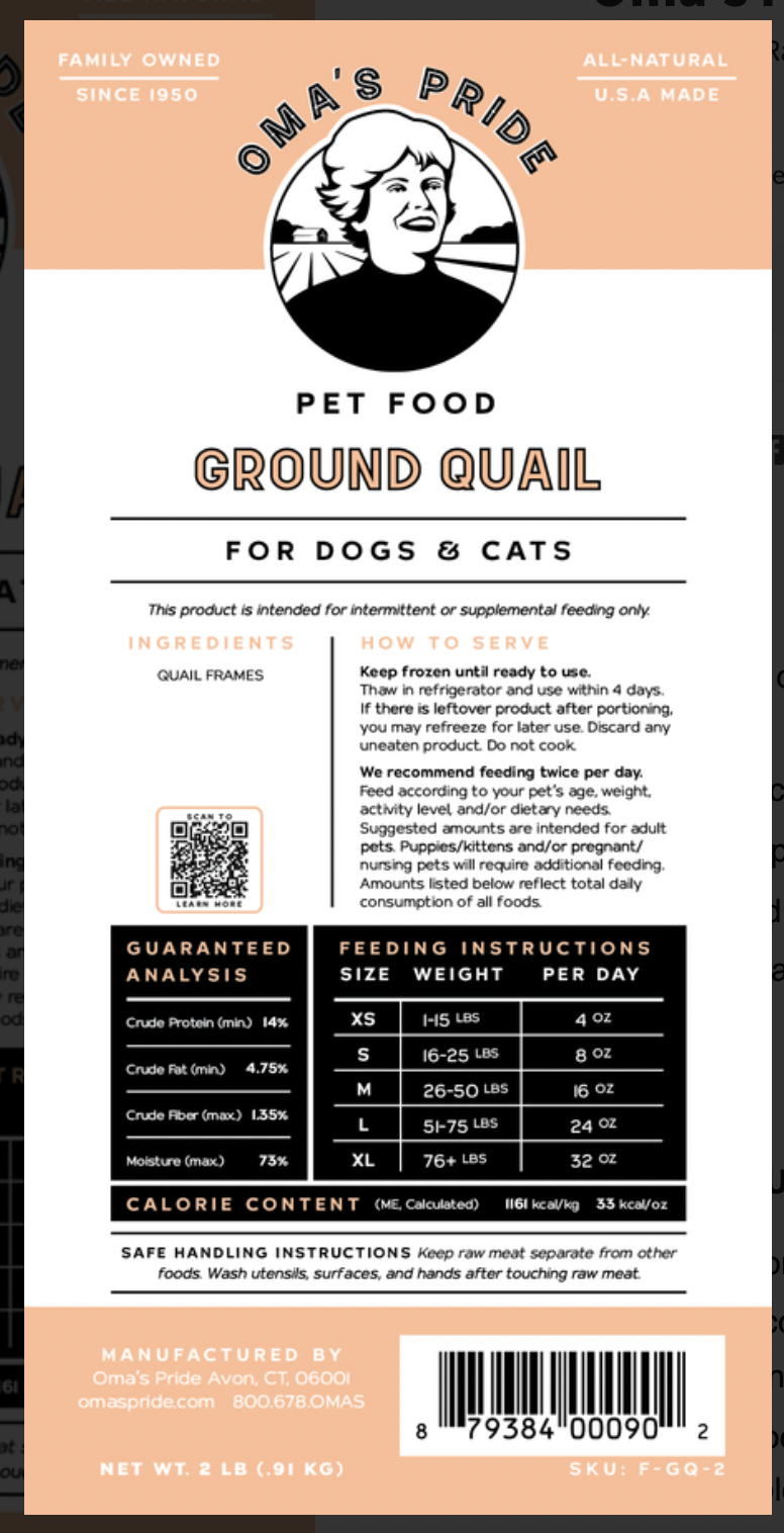 Ground Quail Frames